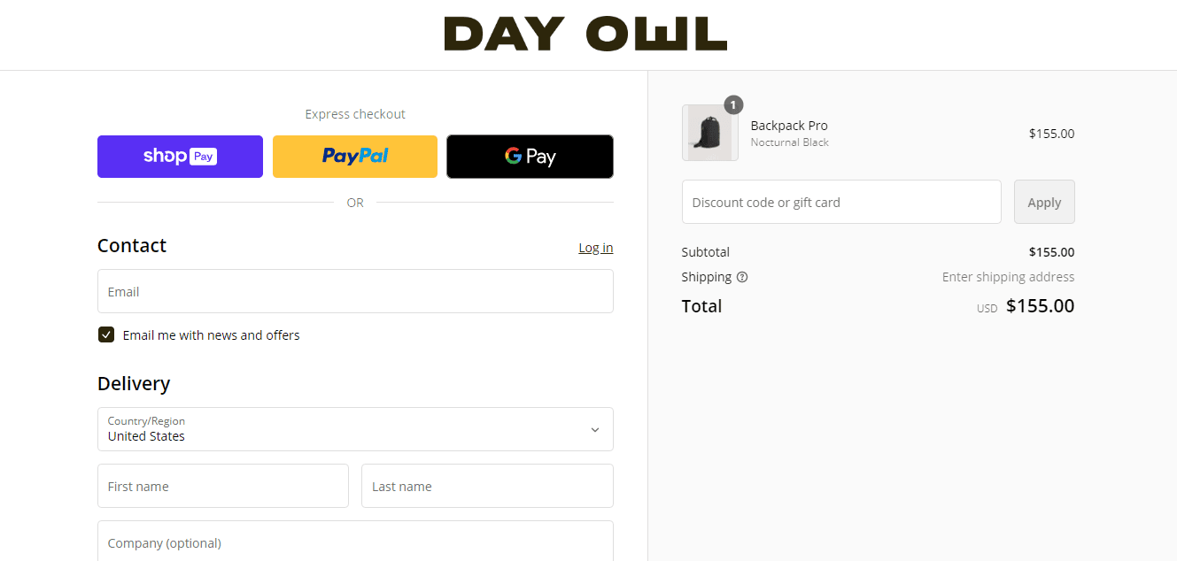 How to apply Day Owl coupon code
